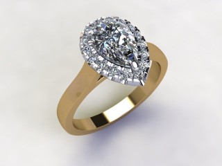 Certificated Pear Shape Diamond in 18ct. Gold - 12
