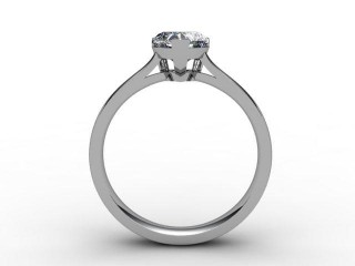 Engagement Ring: Solitaire Heart-Shape - 3