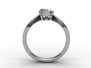 Certificated Heart Shape Diamond Solitaire Engagement Ring in Platinum - 3