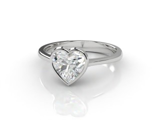Engagement Ring: Solitaire Heart-Shape