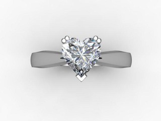 Engagement Ring: Solitaire Heart-Shape - 9