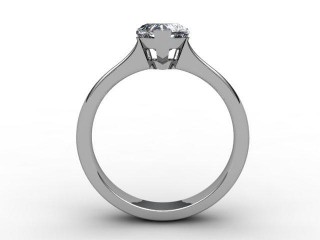 Certificated Heart Shape Diamond Solitaire Engagement Ring in 18ct. White Gold - 3