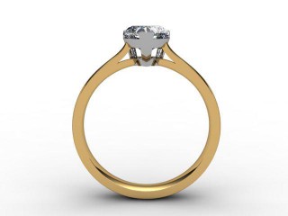 Certificated Heart Shape Diamond Solitaire Engagement Ring in 18ct. Gold - 3