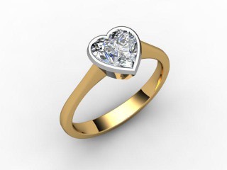 Engagement Ring: Solitaire Heart-Shape - 12