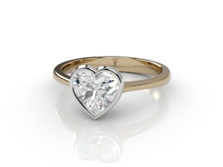 Certificated Heart Shape Diamond Solitaire Engagement Ring in 18ct. Gold