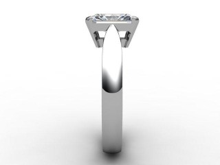 Certificated Radiant-Cut Diamond Solitaire Engagement Ring in Platinum - 6