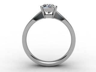 Certificated Radiant-Cut Diamond Solitaire Engagement Ring in Platinum - 3