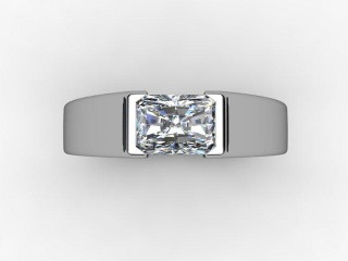 Certificated Radiant-Cut Diamond Solitaire Engagement Ring in Platinum - 9
