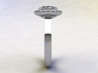 Certificated Radiant-Cut Diamond in Platinum - 6