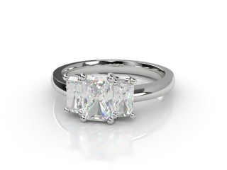 Engagement Ring: 3 Stone Radiant-Cut-10-0133-2306