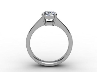 Certificated Radiant-Cut Diamond Solitaire Engagement Ring in 18ct. White Gold - 3