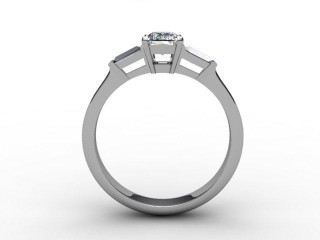 Certificated Radiant-Cut Diamond in 18ct. White Gold - 3