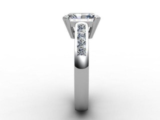 Certificated Radiant-Cut Diamond in 18ct. White Gold - 6