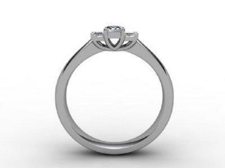 Engagement Ring: 3 Stone Radiant-Cut - 6