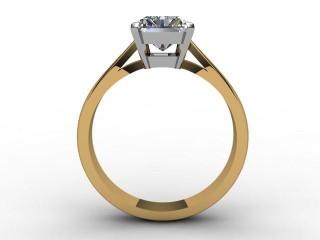 Engagement Ring: Solitaire Radiant-Cut - 3