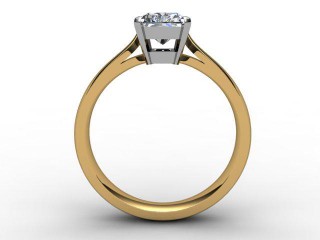 Certificated Radiant-Cut Diamond Solitaire Engagement Ring in 18ct. Gold - 3