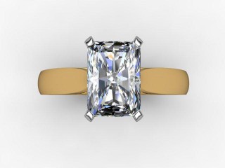 Certificated Radiant-Cut Diamond Solitaire Engagement Ring in 18ct. Gold - 9