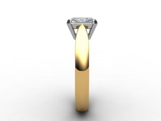 Certificated Radiant-Cut Diamond Solitaire Engagement Ring in 18ct. Gold - 6