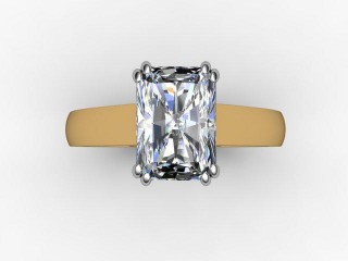 Certificated Radiant-Cut Diamond Solitaire Engagement Ring in 18ct. Gold - 9