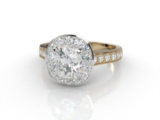 Engagement Ring: Halo Cluster Cushion-Cut-11-2800-8908