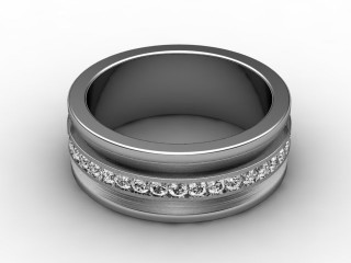 Multi Diamond Men's Ring in Platinum-69-01021