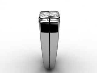 Single Stone Diamond Men's Ring in Platinum - 6