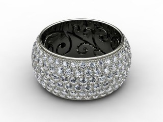 Multi Diamond Men's Ring in 18ct. White Gold-69-05005