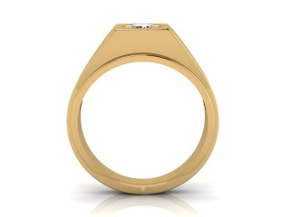 Signet Ring Men's Ring in 18ct. Yellow Gold - 3