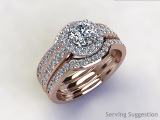 Diamonds 0.38cts. in 18ct Rose Gold - 3