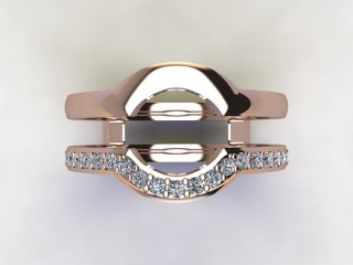 Diamonds 0.19cts. in 18ct Rose Gold - 9