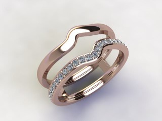 Diamonds 0.18cts. in 18ct Rose Gold