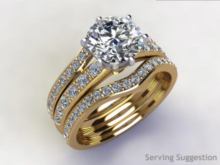 Diamonds 0.48cts. in 18ct Yellow Gold - 3