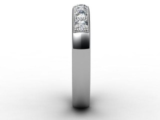 Semi-Set Diamond Eternity Ring 0.41cts. in Platinum - 6