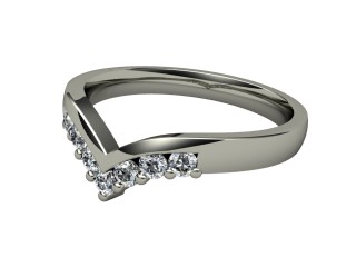 Semi-Set Diamond Eternity Ring 0.25cts. in Platinum - 3