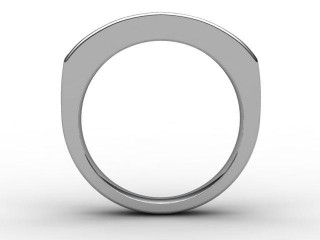 Semi-Set Diamond Eternity Ring 1.40cts. in Platinum - 3