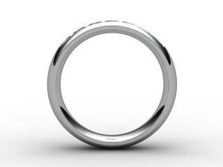Semi-Set Diamond Eternity Ring 0.84cts. in Platinum - 3