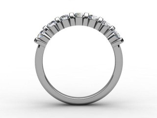 Semi-Set Diamond Eternity Ring 0.35cts. in Platinum - 3