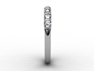 Semi-Set Diamond Eternity Ring 0.35cts. in Platinum - 6