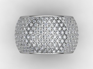 Full Diamond Eternity Ring 3.00cts. in Platinum - 9