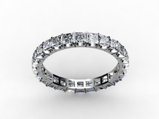 Full Diamond Eternity Ring 3.00cts. in Platinum - 15