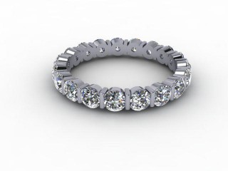 Full Diamond Eternity Ring 1.91cts. in Platinum - Save more today