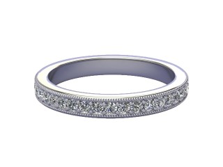 Full Diamond Eternity Ring 0.65cts. in Platinum-88-01054