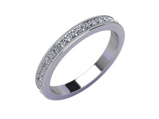 Full Diamond Eternity Ring 0.65cts. in Platinum - 12