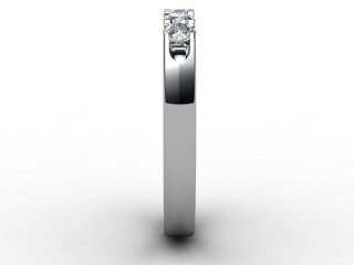Semi-Set Diamond Eternity Ring 0.65cts. in Platinum - 6