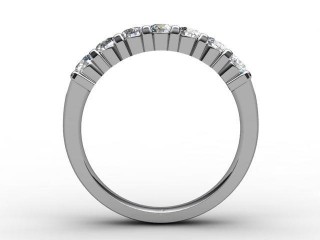 Semi-Set Diamond Eternity Ring 0.65cts. in Platinum - 3