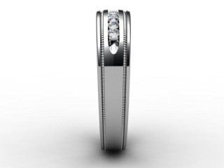 Semi-Set Diamond Eternity Ring 0.18cts. in Platinum - 3