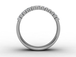 Semi-Set Diamond Eternity Ring 0.72cts. in Platinum - 3