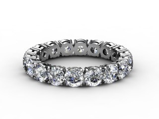 Full Diamond Eternity Ring 2.63cts. in Platinum-88-01072
