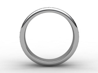Semi-Set Diamond Eternity Ring 0.77cts. in Platinum - 3