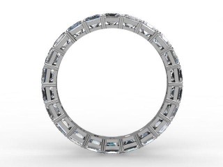 Full Diamond Eternity Ring 3.75cts. in Platinum - 3